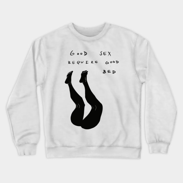 Edgy slogan that boosts your self confidence Crewneck Sweatshirt by RockPaperScissors